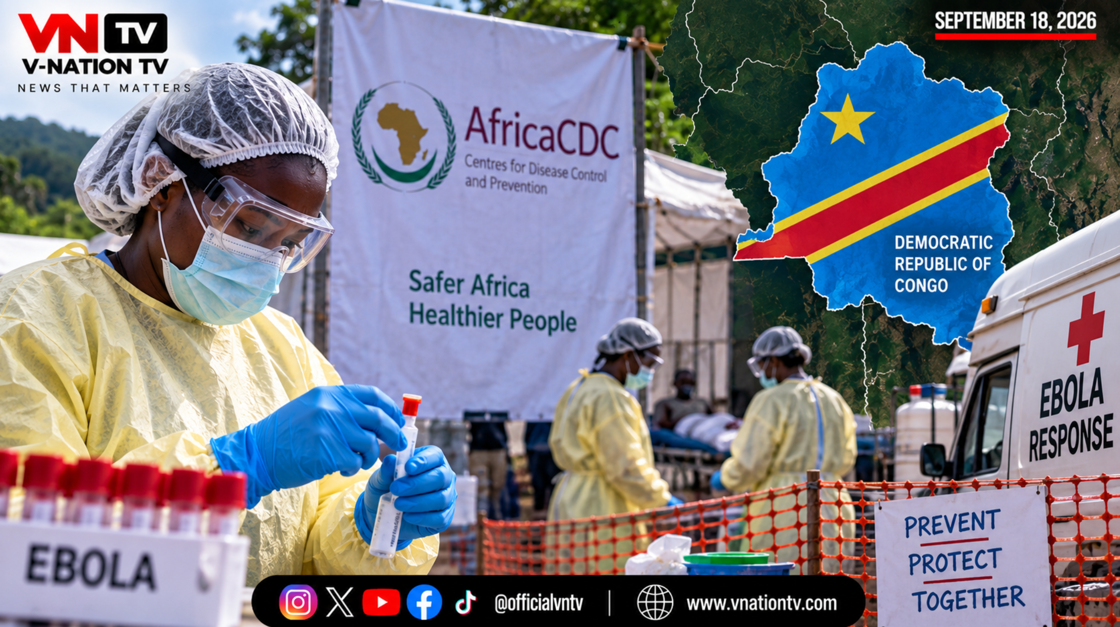 AFRICA CDC SAYS DR CONGO EBOLA OUTBREAK REMAINS SERIOUS DESPITE RESPONSE EFFORTS