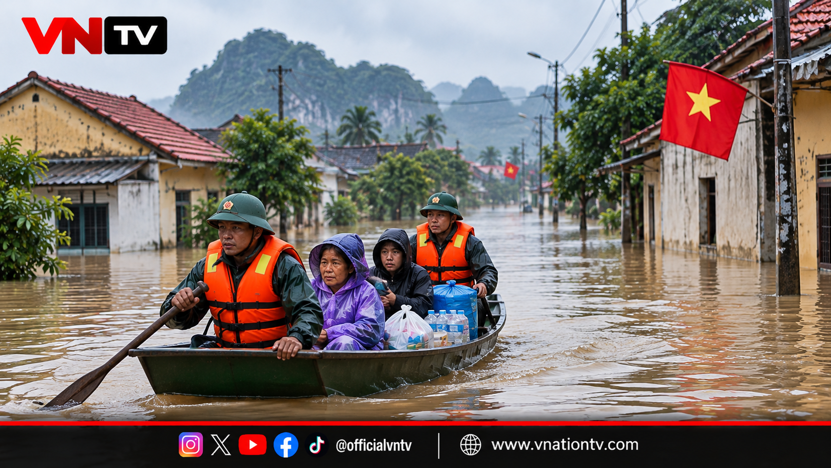 SEVERE FLOODING HITS VIETNAM AS THOUSANDS OF HOMOMES ARE SUBMERGED