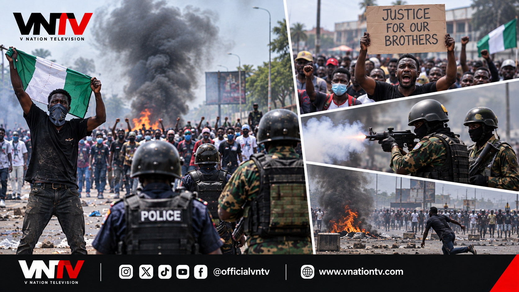 SECURITY FORCES FIRE LIVE AMMUNITION AS MINNA PROTESTS ESCALATE OVER 37 CUSTODY DEATHS