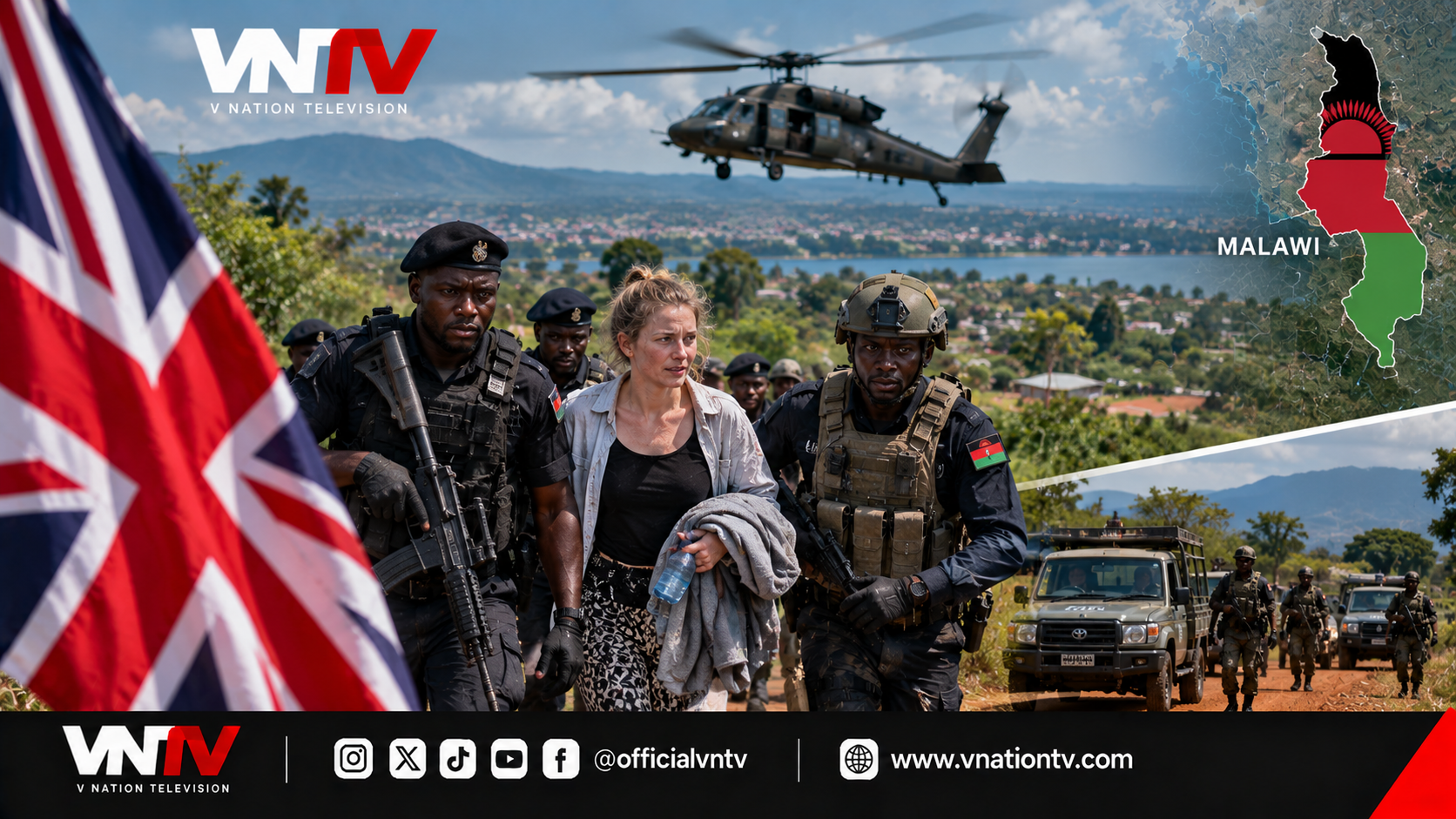 BRITISH WOMAN RESCUED AFTER KIDNAPPING AS TWO SUSPECTS ARE KILLED IN MALAWI SHOOTOUT