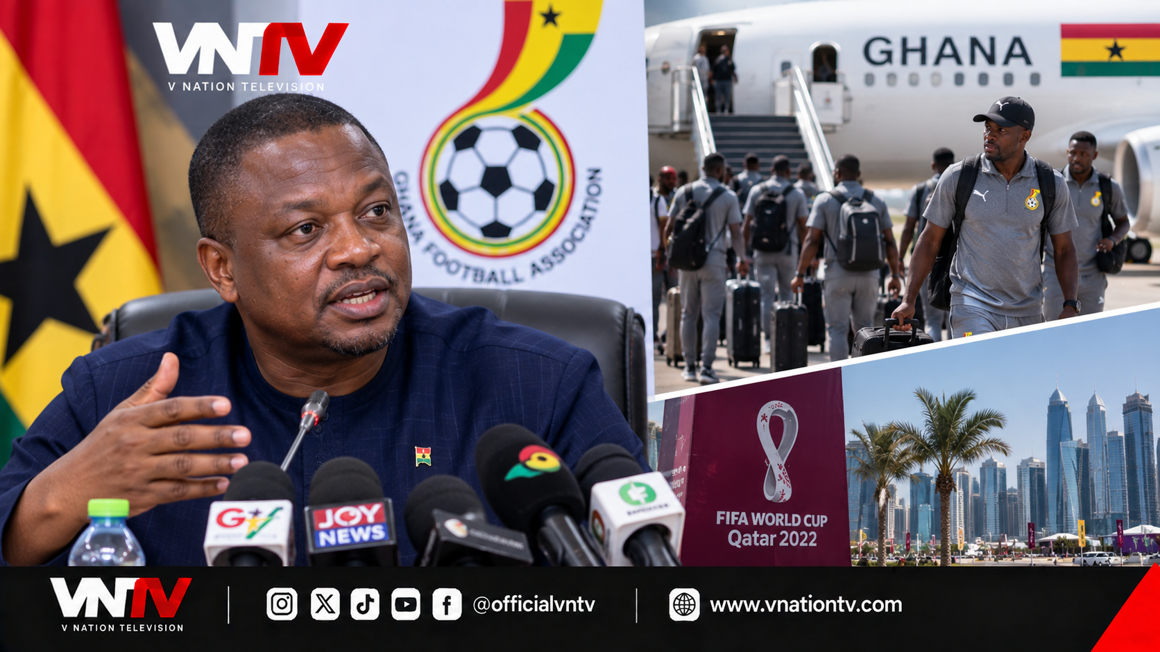KOFI ADAMS REJECTS CLAIMS GHANA WORLD CUP DELEGATES OVERSTAYED ABROAD