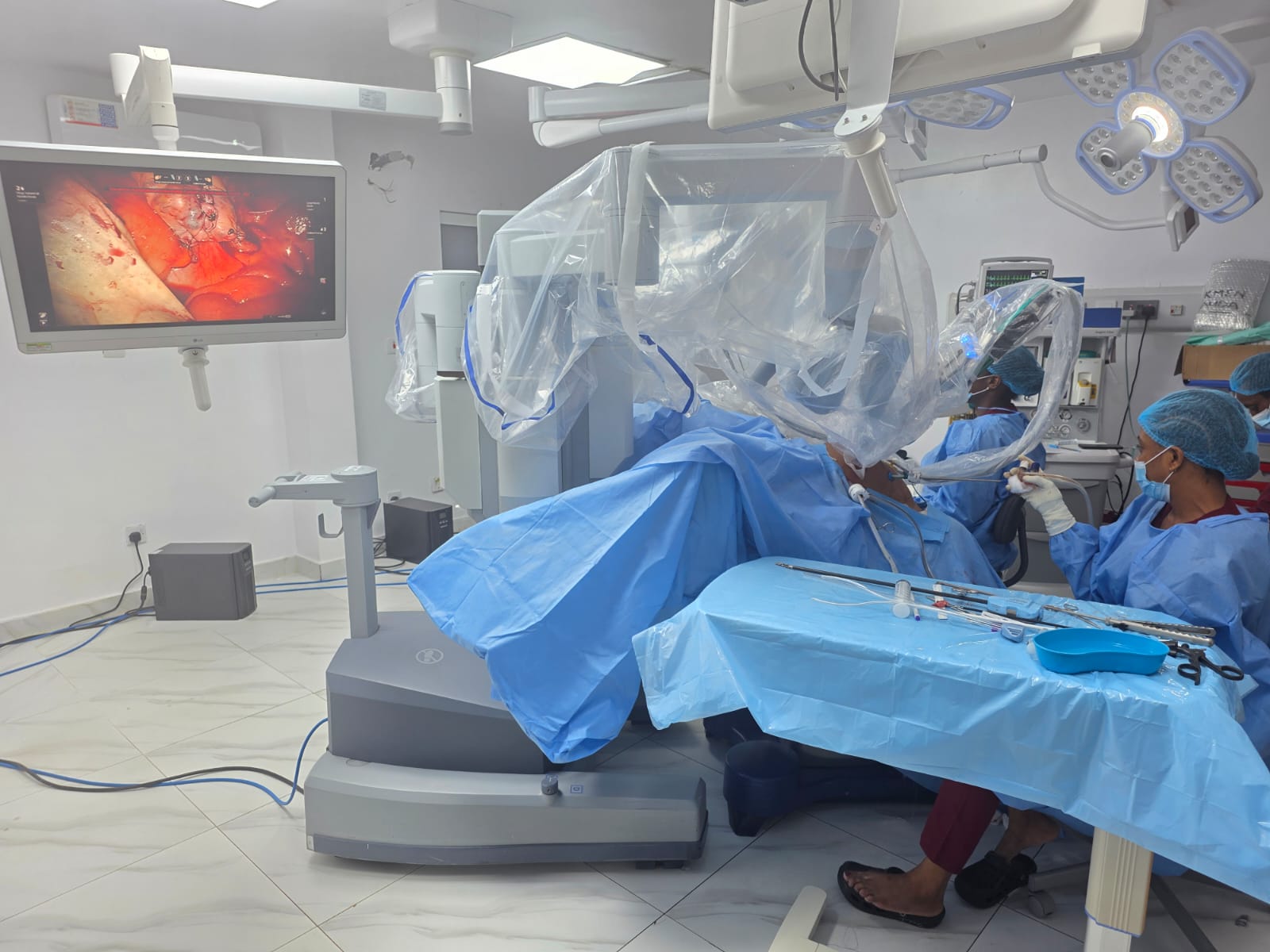 WEST AFRICA'S FIRST TELEROBOTIC SURGERY PERFORMED ACROSS 500 KM IN NIGERIA