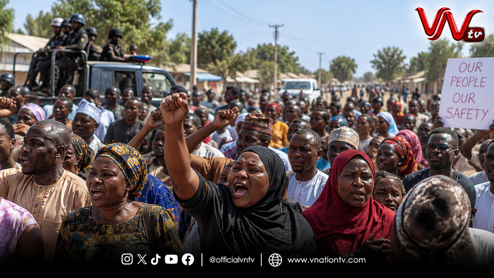 HUNDREDS STILL CAPTIVE AFTER MASS KIDNAPPING AS NIGER STATE RESIDENTS PROTEST