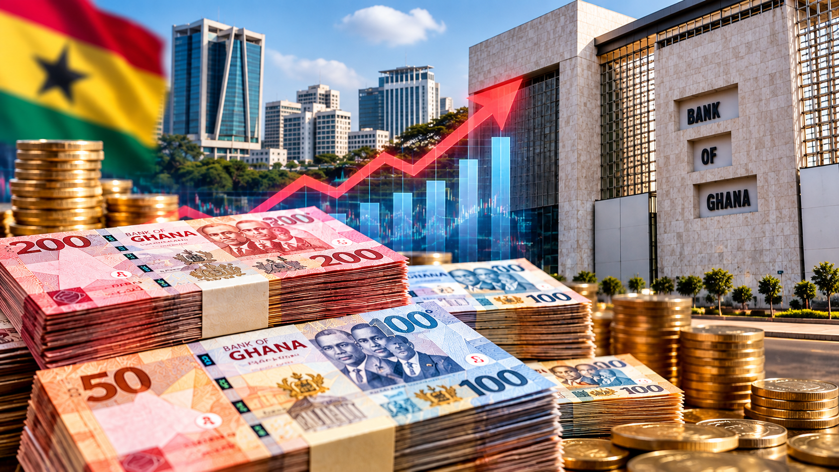 GHANA'S PUBLIC DEBT RISES GH¢13.1 BILLION IN TWO MONTHS