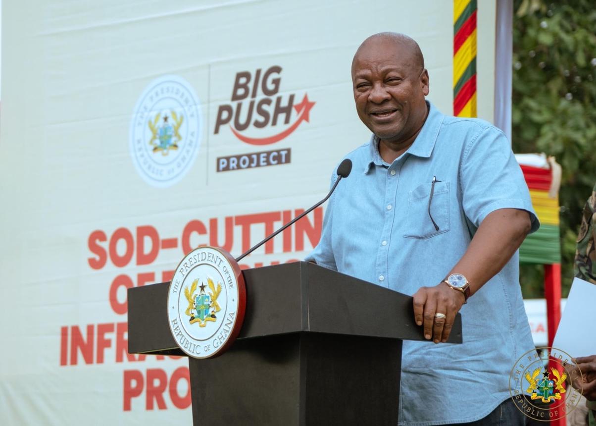 MAHAMA BREAKS GROUND ON 1,238 ACRE AFIENYA INDUSTRIAL PARK AS GOVERNMENT UNVEILS US$10 BILLION JOBS AND PRODUCTION DRIVE